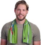 KOOLGATOR Dual Purpose Cooling Towel – UPF 30 Sun Protection, Chemical-Free Evaporative Cooling for Hot Weather, Sports, Workouts & Outdoor Activities, Tennis Court, 5 Pack