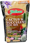 Good Earth Horticult Inc Hoffman 10410 Organic Cactus and Succulent Soil Mix, 10 Quarts