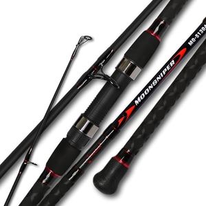Fiblink Surf Spinning Fishing Rod 4-Piece Graphite Travel Fishing Rod(11-Feet & 13-Feet & 15-Feet), Length: 13'