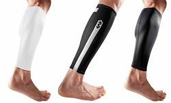 McDavid 6577 True Compression Calf Sleeve (Black, Large)