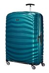 Samsonite Lite-Shock - Spinner XL Suitcase, 81 cm, 124 Litre,4 Wheels, Blue (Petrol Blue)