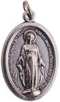 Shibomapping Bulk Buy 100 Pcs - Miraculous Medal 1 in Lot of 100 Medals with Rings - Mary Our Lady of Grace