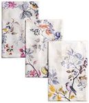 Maison d' Hermine Equinoxe Beige 100% Cotton Set of 3 Multi-Purpose Kitchen Towel Soft Dish Towels (50 cm x 70 cm)