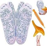 Reflexology Socks with Tools, Acupressure Reflexology Socks Set with Trigger Point Massage Tool, Foot Massage Socks for Tired Relieve