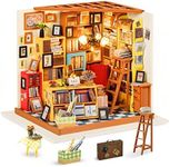 Rolife DIY Dollhouse Wooden Craft Kits Women Toy Adults Teens Handmade Model Assemble Work - Book Store