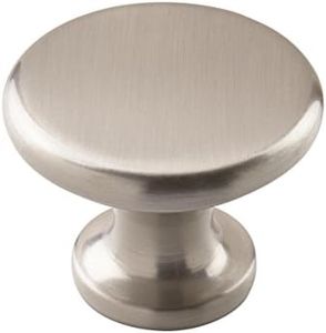 Amerock Allison Value Allison Value 1-1/2 in (38 mm) Diameter Satin Nickel Cabinet Knob, Satin Nickel