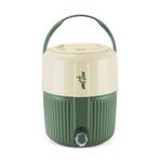 Milton Kool Pristine 12 Insulated Plastic Water Jug, 11 litres, Green | Food Grade | Easy to Carry | BPA Free