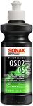 SONAX OS 02-06 Glaze | 3 in 1 Polish with Cutting, Polishing, and Protection | All-in-One Compound, Polish, and Ceramic Protection | Use with DA, Rotary, or by Hand (DIY), 8.45 OZ.