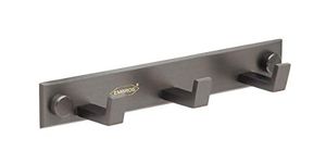 EMBROS VOLVOLUS Brass 3 Pins Cloth Wall Door Hooks Rail (Matt Black)