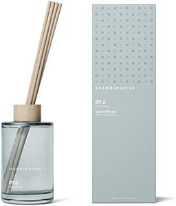 Skandinavisk ØY 'Island' Reed Diffuser with 8 Reeds. Lasts +3 Months. Fragrance Notes: Crabapple and Dog Rose, Water Mosses and Green Leaves. 6.75 fl. oz.