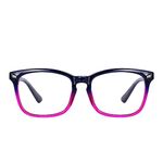 Maxjuli Blue Light Blocking Glasses,Computer Reading/Gaming/TV/Phones Glasses for Women Men(Purple Gradient Pink)