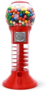 Gumball Machine Lil Wizard™ 3D Printed Spiral Gum Ball Machine – 27" | Small Real Vending Machines with $0.25 Spin Coin Mechanism - Great Gift-Ready - RED