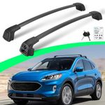 Silent Lockable Roof Racks for 2020-2025 Ford Escape & Hybrid, Deepace Anti-Theft Cross Rails for Kayak Bike Snowboad Ski Accessories