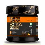 Megagrow BCAA Advance Intra/Pre Workout Supplement for Men & Women Orange Flavored, 400g -29 Servings - with Zero Sugar Added & Amino Acids Leucine, L-Glutamine & L-Citrulline