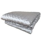 Jasmine Silk Mulberry Silk Bedspread Grey (Double 240x240cm)