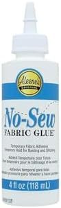 Aleene's 15626 Fabric No Sew Fabric Glue, 118mL