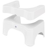 Squatty Potty The Original Bathroom Toilet Stool - Adjustable 2.0, Convertible to 7" or 9" Height with Removable Topper for Adults and Kids