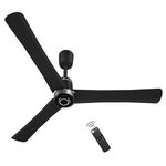 atomberg Renesa Elite 1200mm BLDC Ceiling Fan with Remote Control | BEE 5 star | High Air Delivery with Moonbeam LED Light | New Sleek Design | Newly Launched | 5 Year Warranty | Midnight Black