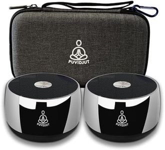 PUVIDJUT Sound Frequency Instruments, Meditation Tone TWS Machine- Solfeggio Bath Device for Yoga, Mindfulness, Singing Therapy System of Chakra Relaxation and Stress 5 Tones, 3 Timer Modes