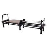 Stamina Products AeroPilates Reformer 651 Whole Body Resistance Pilates Workout Board Machine for Home Gym w/ 10 Inch Stand & Foldable Frame w/ Wheels