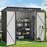 Gizoon 6' x 4' Outdoor Storage Shed