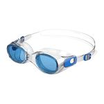Speedo Unisex Futura ClaSic SwiMing Goggles, Anti-fog, Anti-leak, Clear/Blue, One Size