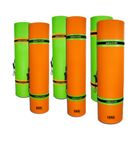 Rubber Dockie RD18OGT2 18x6' Floating Water Pad, Orange/Green, Large