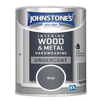 Johnstone's Hardwearing Undercoat, Grey, 750ml