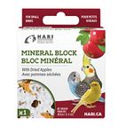 HARI Mineral Block Supplement for Small Birds - Dried Apple - 40 g - 1 Pack