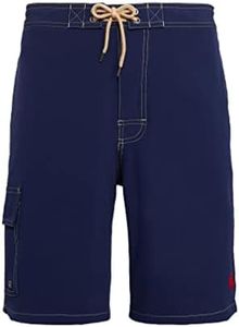 POLO RALPH LAUREN Men's 8.5-Inch Kailua Classic Fit Swim Trunk, Newport Navy, Large