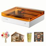 xTool M2 Engraver and Cutter Machine, 10W Diode Engraving Cutting Machine, Class 1 Enclosed Design with Smart Dual Camera for Wood, Acrylic, DIY Stickers & Personalized Gifts