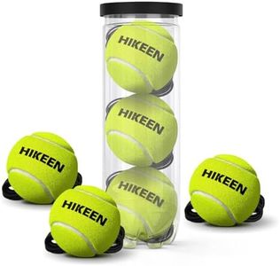 Hikeen 3 Tennis Balls with Strings - Durable Felt Pressurized Tennis Balls