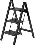 3 Step Ladder, MOTYYA Folding Step 