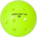 Dura Fast 40 Pickleballs | Outdoor Pickleball Balls | Neon | Dozen/Pack of 12 | USAPA Approved and The Official Ball of The Professional Pickleball Association Tour (PPA)