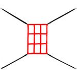 AOLIGEIJS Baseball Net Adjustable Strike Zone Targetââ‚¬¦ (Strike Zone Pro, Red)