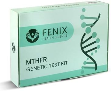 MTHFR Gene Test Kit: At-Home DNA Folate, Methylation, COMT Analysis & Genetic Health Insights – Easy Cheek Swab