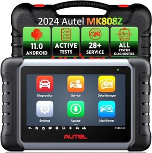 Autel MaxiCOM MK808Z Car Diagnostic Scan Tool - Android 11 & Bi-Directional Control Scanner, 2024 Upgraded of MK808/MX808, 28+ Service, All System Diagnosis, Injector Coding/EPB/BMS/SAS/TPMS/AutoVIN