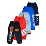 T2F Relaxed Boy's Printed Track Pants (Pack of 5) (Bystrk22_Multicolor_9-10 Years) - Relaxed