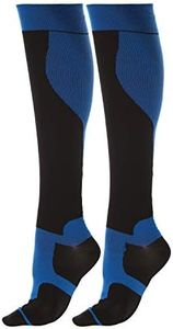 DARESAY Unisex Knee High Athletic Compression Socks Men Women 15-20 mmHg, Circulation and Recovery