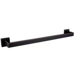 LANC ORB 20-Inch Towel Bar for Bathroom Wall Mounted Heavy Duty Single Towel Rack, Square Oil Rubbed Bronze Bath Towel Holder Towel Hanger Towel Rail Rod Total Length 18", A8804ORB-5P1