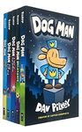 Dog Man Series 1-5 Books Collection Set By Dav Pelkey (Dog Man, Unleashed, A Tale of Two Kitties, Dog Man and Cat Kid, Lord of the Fleas)