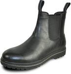 bravo! Men Waterproof Winter Boot MARK-2 Chelsea Boot Fur Lined with Double Gore Black Men Size 12