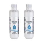 2pcsRefrigerator Water Filter LT1000P for LG Fridge, 6 Month / 200 Gallon NSF 53&42 Certified Filtration Cartridge Replacement LT1000P/PC/PCS, MDJ64844601, ADQ74793501, ADQ74793502