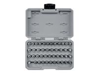 TEKTON 1/4 Inch Drive Hex, Torx, Phillips, Slotted, Square Bit Socket Set (44-Piece) | SHB90302