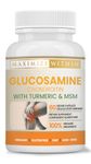 Glucosamine Chondroitin with Turmeric & MSM for Healthy Joints, 60 Veggie Capsules