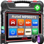 Autel Scanner MaxiCOM MK906 Pro: 2023 Android 10 Upgrade of MS906 PRO, Advanced ECU Coding 36+ Services, 3000+ Bi-Directional, Auto Scan 2.0 Upgrade of MK908S MS906BT MK906BT Work with MV105S/BT506