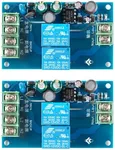 JESSINIE 2PCS 2 Channel Automatic Power Switching Module Automatic Emergency Power Supply Module Switch Dual Power Supply Module AC 90-240V 10A Backup Battery Switch Controller Module
