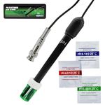 TEKCOPLUS Water PH Meter 0-14 Probe BNC Connector, 300cm Cable for PH Meter Monitor Controller Test Sensor, Kit for Aquarium Hydroponics Plant Pool Spa