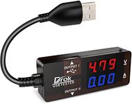 DROK USB Tester, USB-A 2.0 Digital 