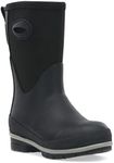 Western Chief Kid's Cold Rated Neoprene Memory Foam Snow Boot, Black, 6 M US Big Kid